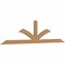 Ekena Millwork Richland Smooth Timber Gable Bracket, Western Red Cedar, 84"W x 21"H x 1 1/2"D x 3 1/2"F, 6/12 Pitch GBW084X21X0204RIC00SWR - alternate 5
